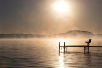 LAKE WISCO FOGGY MORN